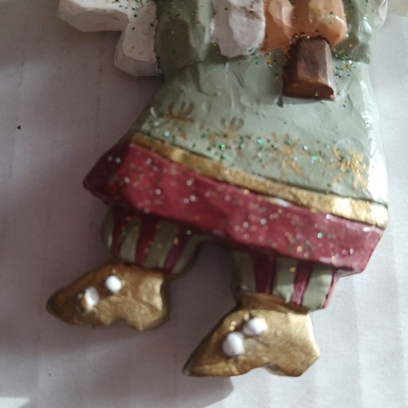 Kurt Adler Christmas Ornament Angel Carrying Christmas Tree Angel Heights - Picture 8 of 13